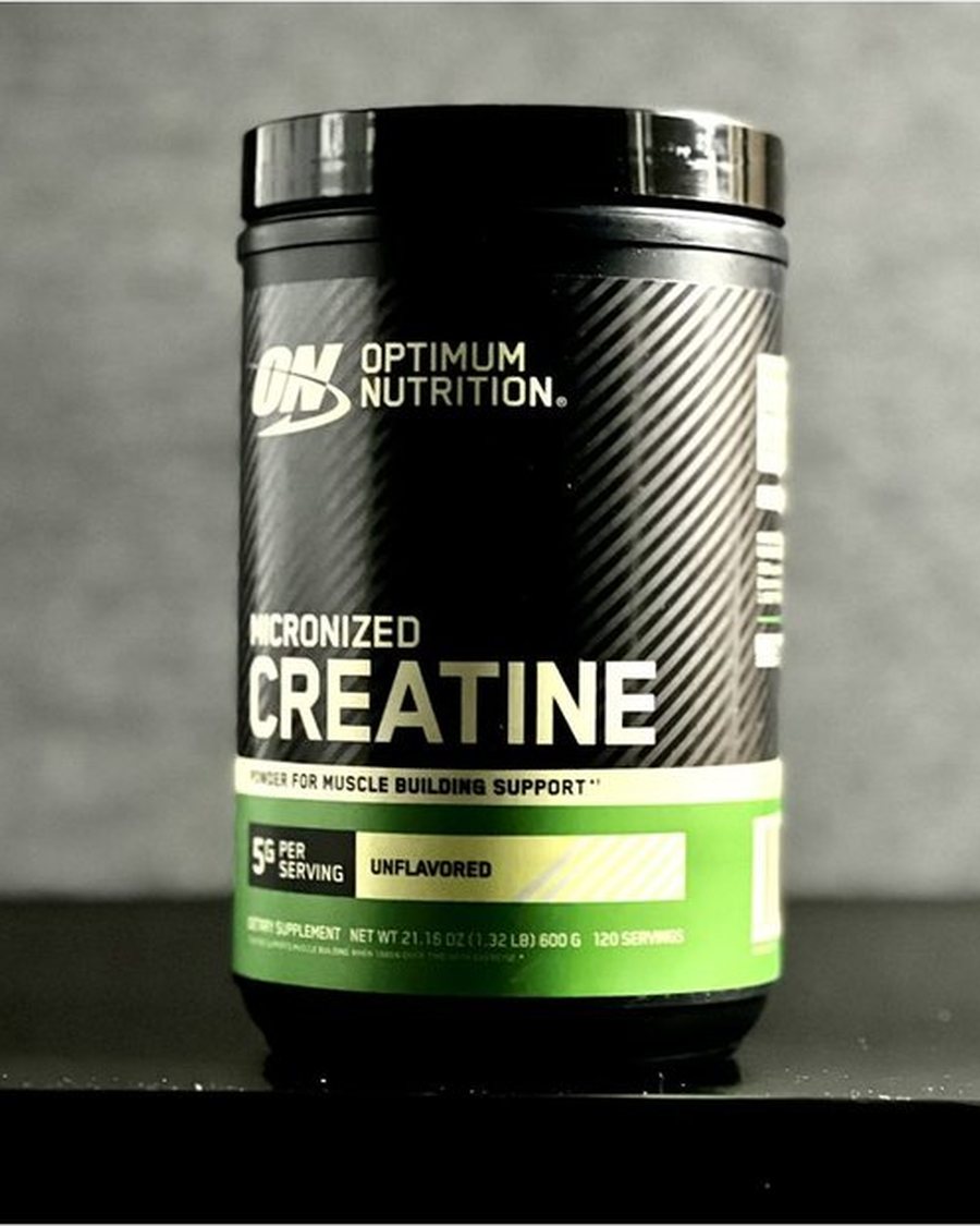 Tarro de Optimum Nutrition Micronized Creatine de 600 g sellado