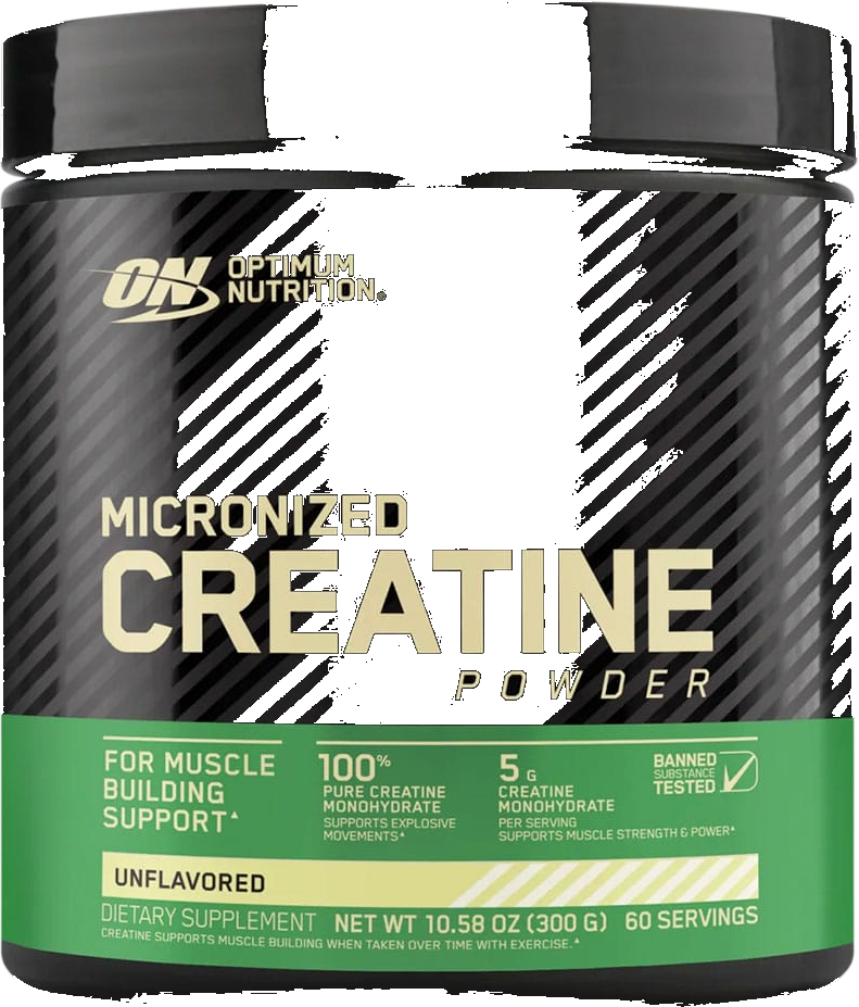 Tarro de creatina Optimum Nutrition Micronized Creatine Powder 300g
